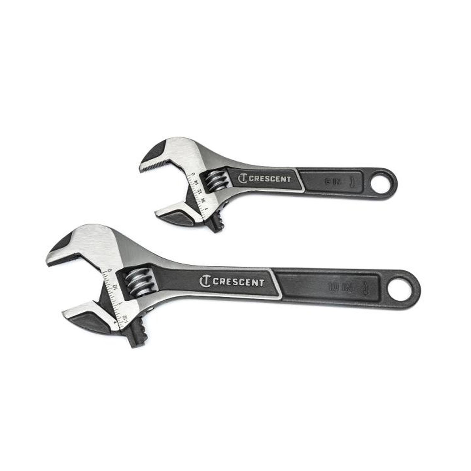 Clés molette larges 6"-10" – ens. 2 pcs