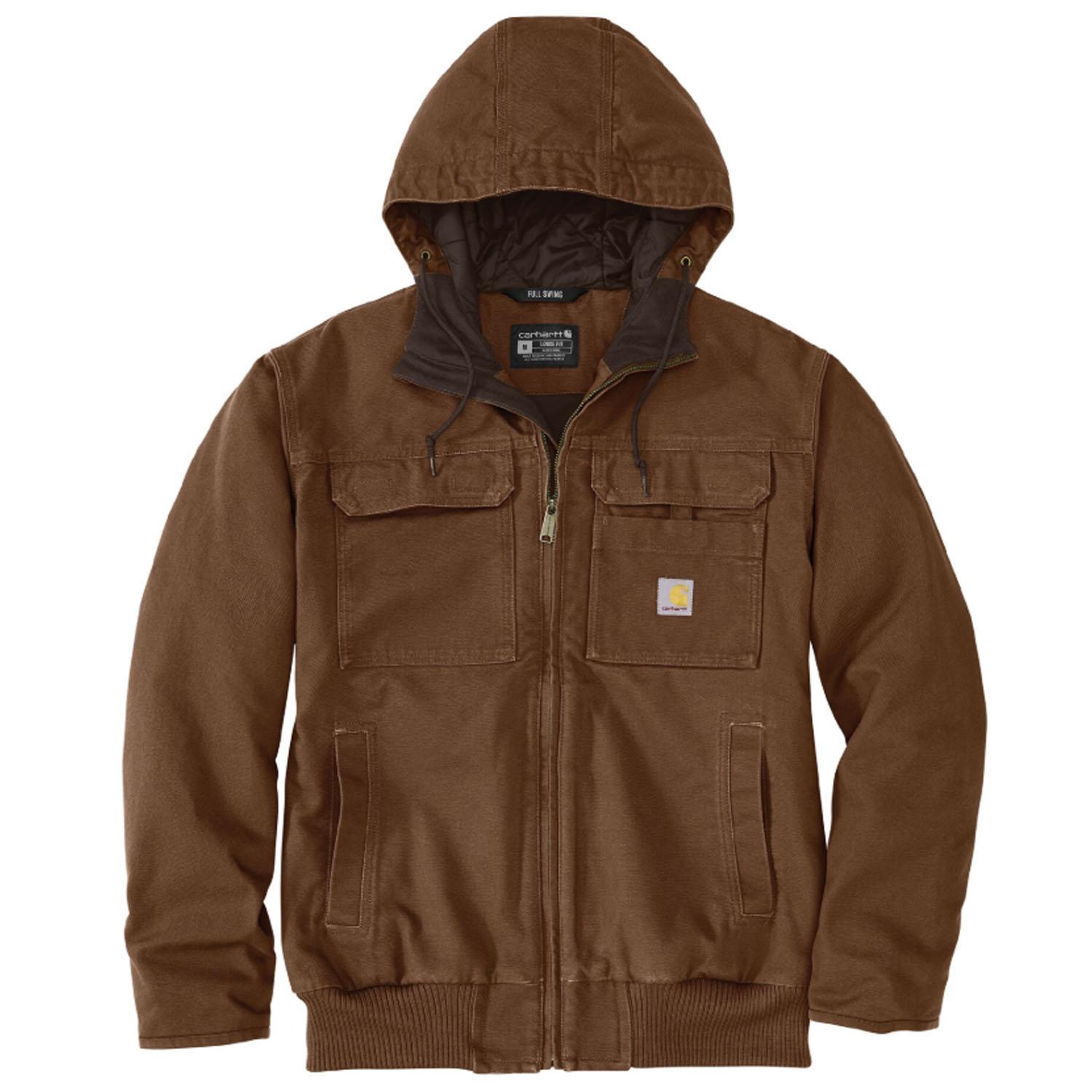 Full Swing Loose Fit Washed Duck Insulated Active Jacket