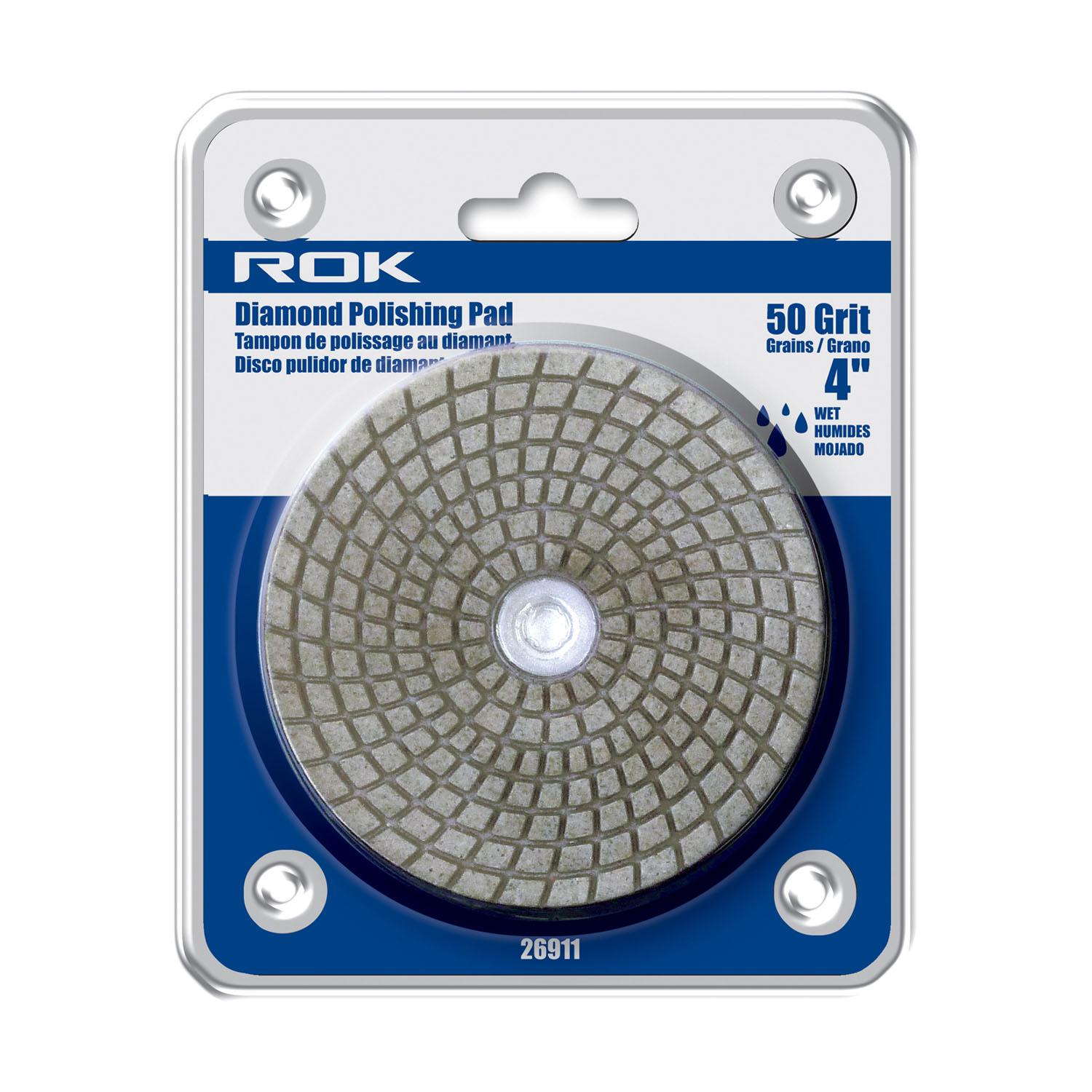 Tampon de polissage diamant ROK 4 po