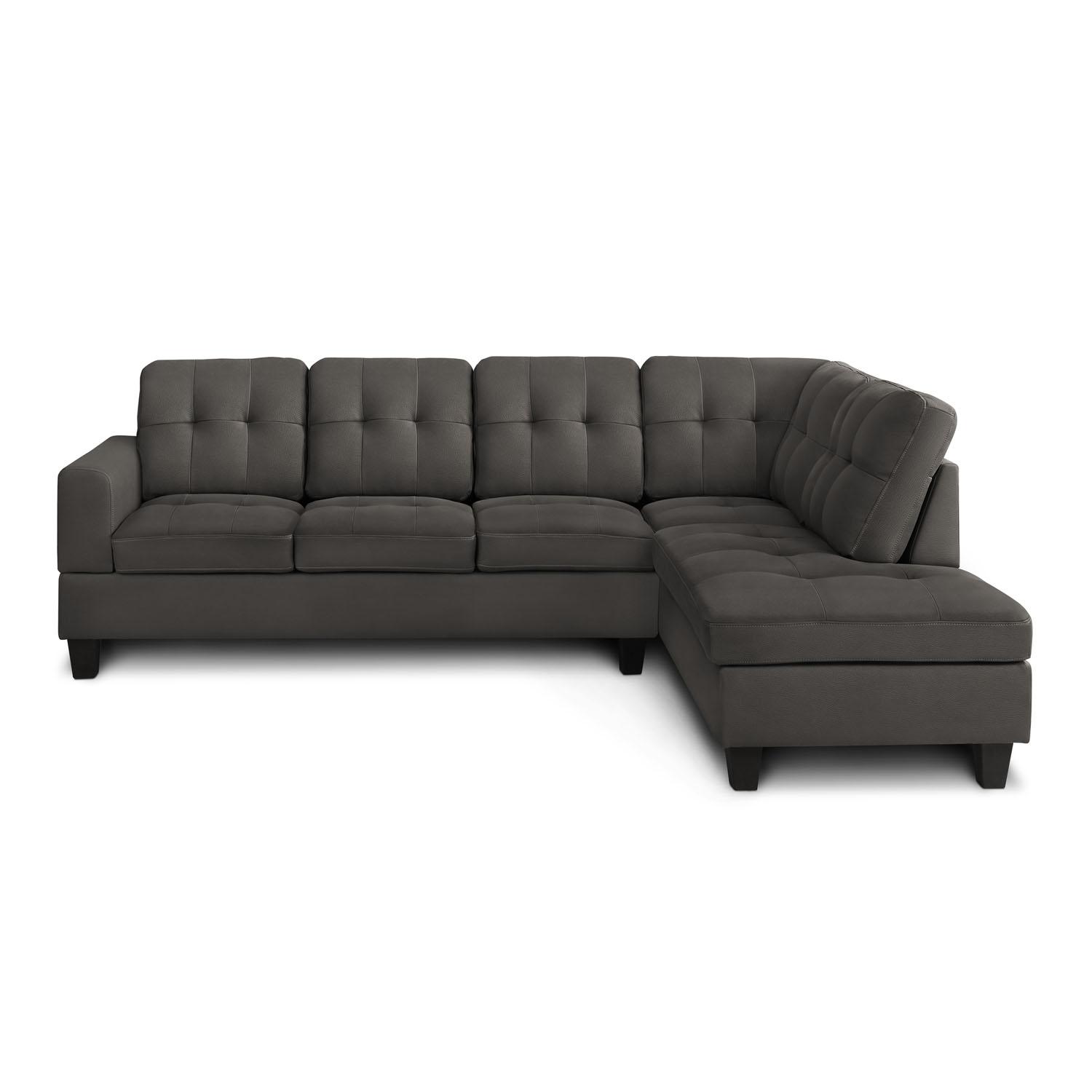 Sectionnel Tony – Gris foncé