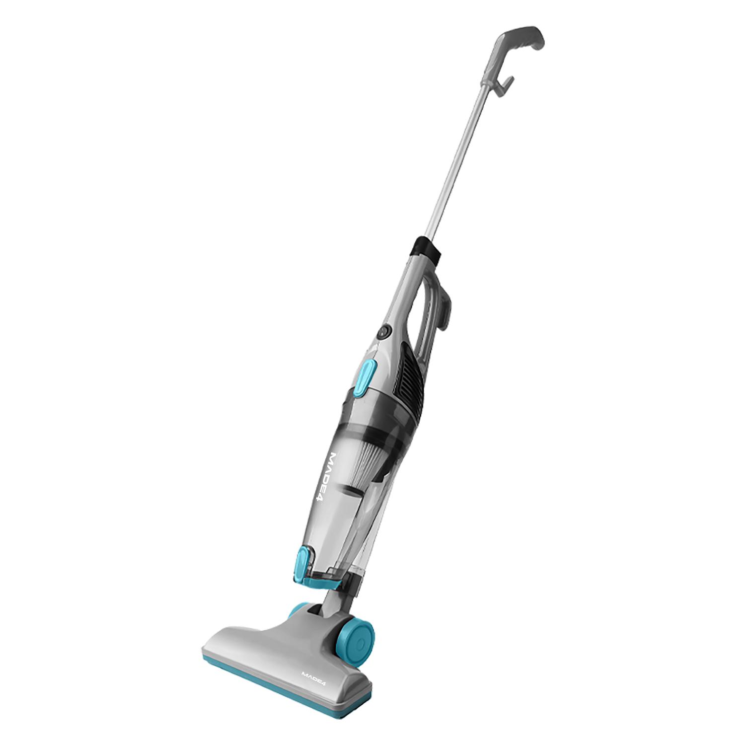 Aspirateur-balai 2-en-1 – Gris et bleu