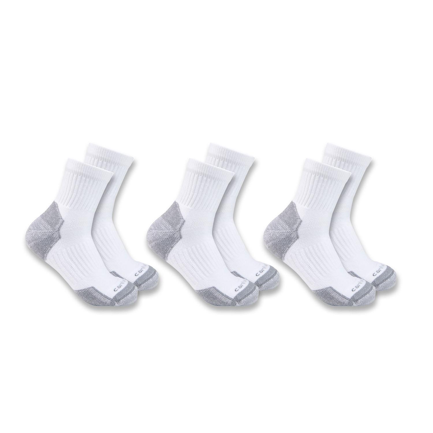 Chaussettes coton moyen blanc G x3