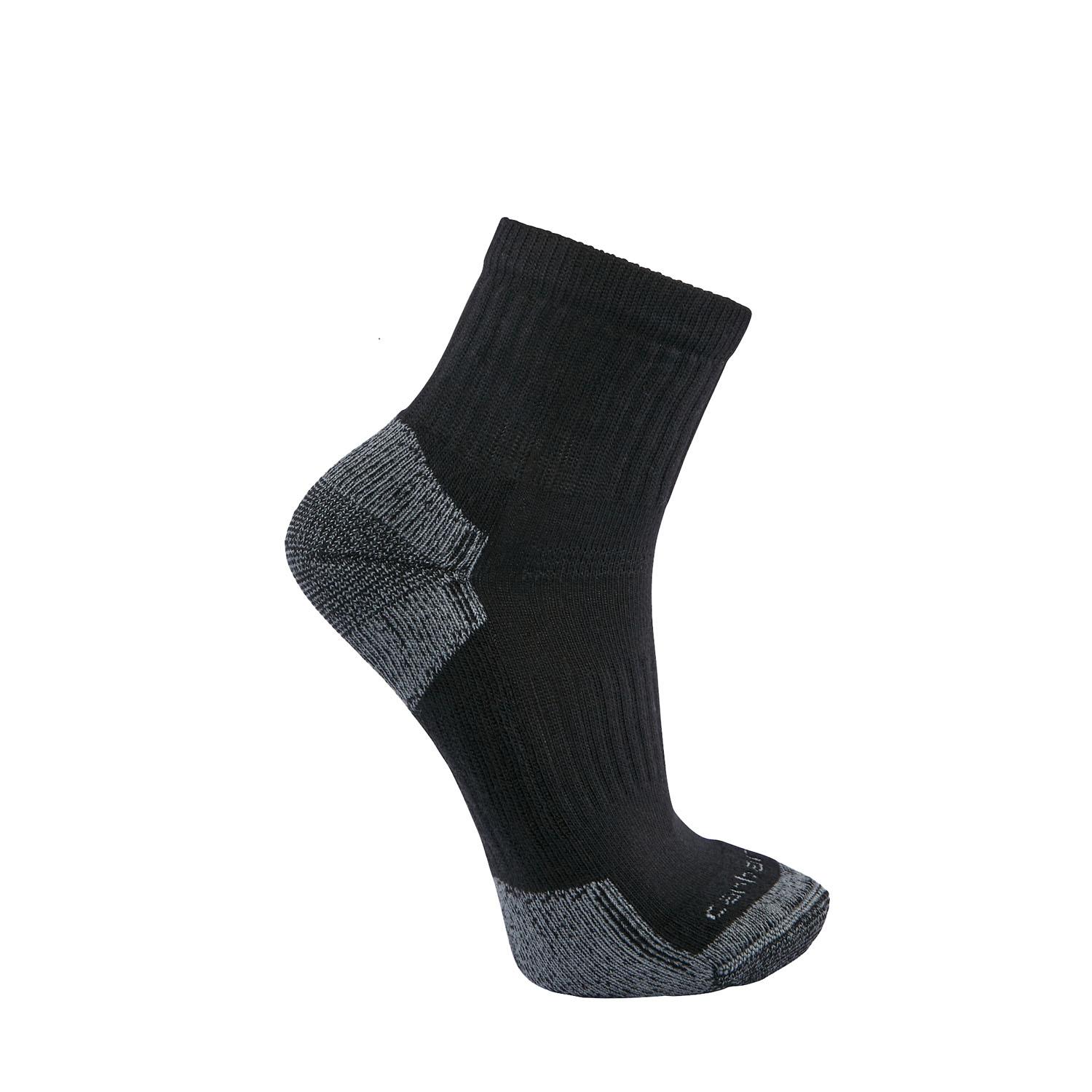 Chaussettes coton moyen noir G x3