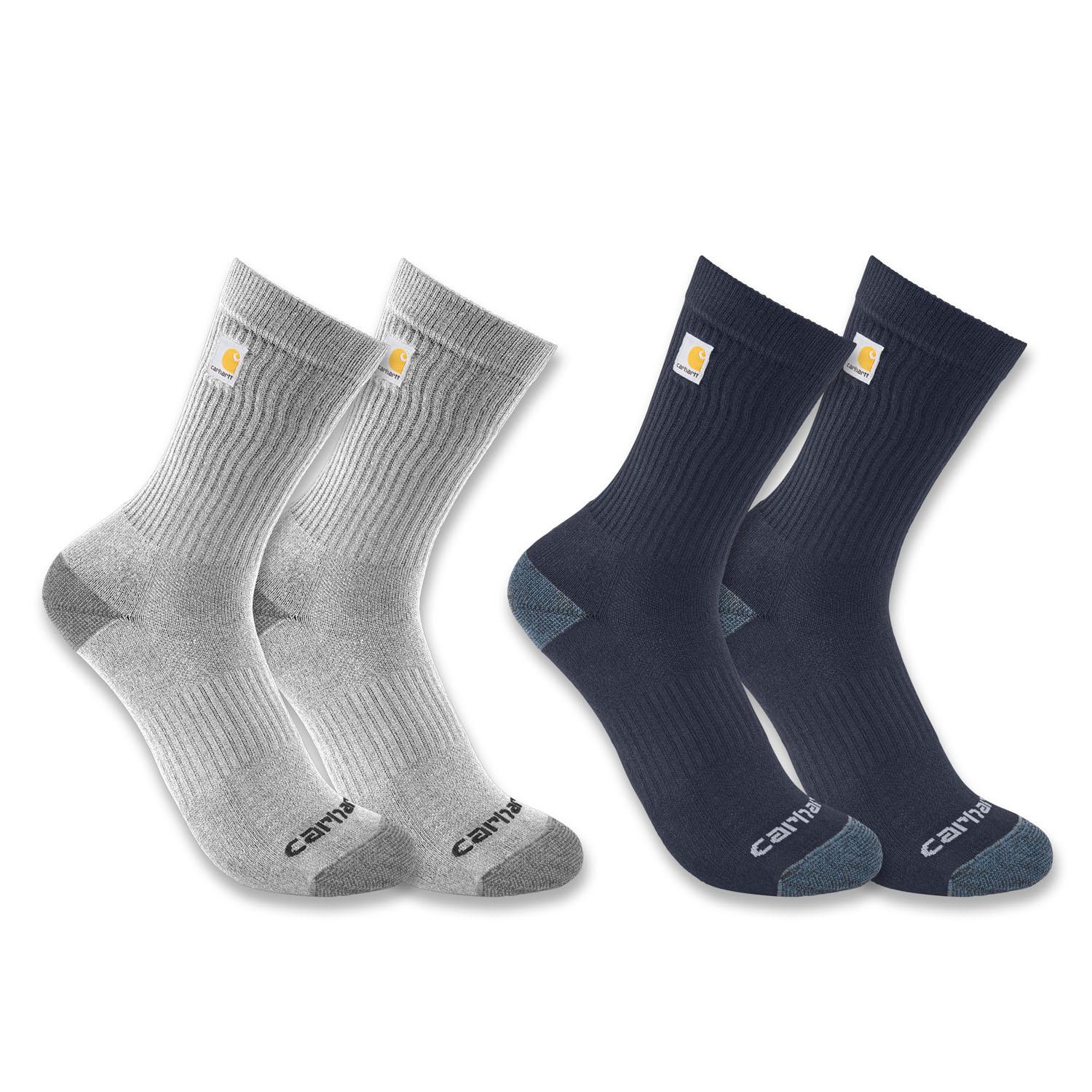 Chaussettes Mi-Épaisses Longues à Logo 2/Paquet