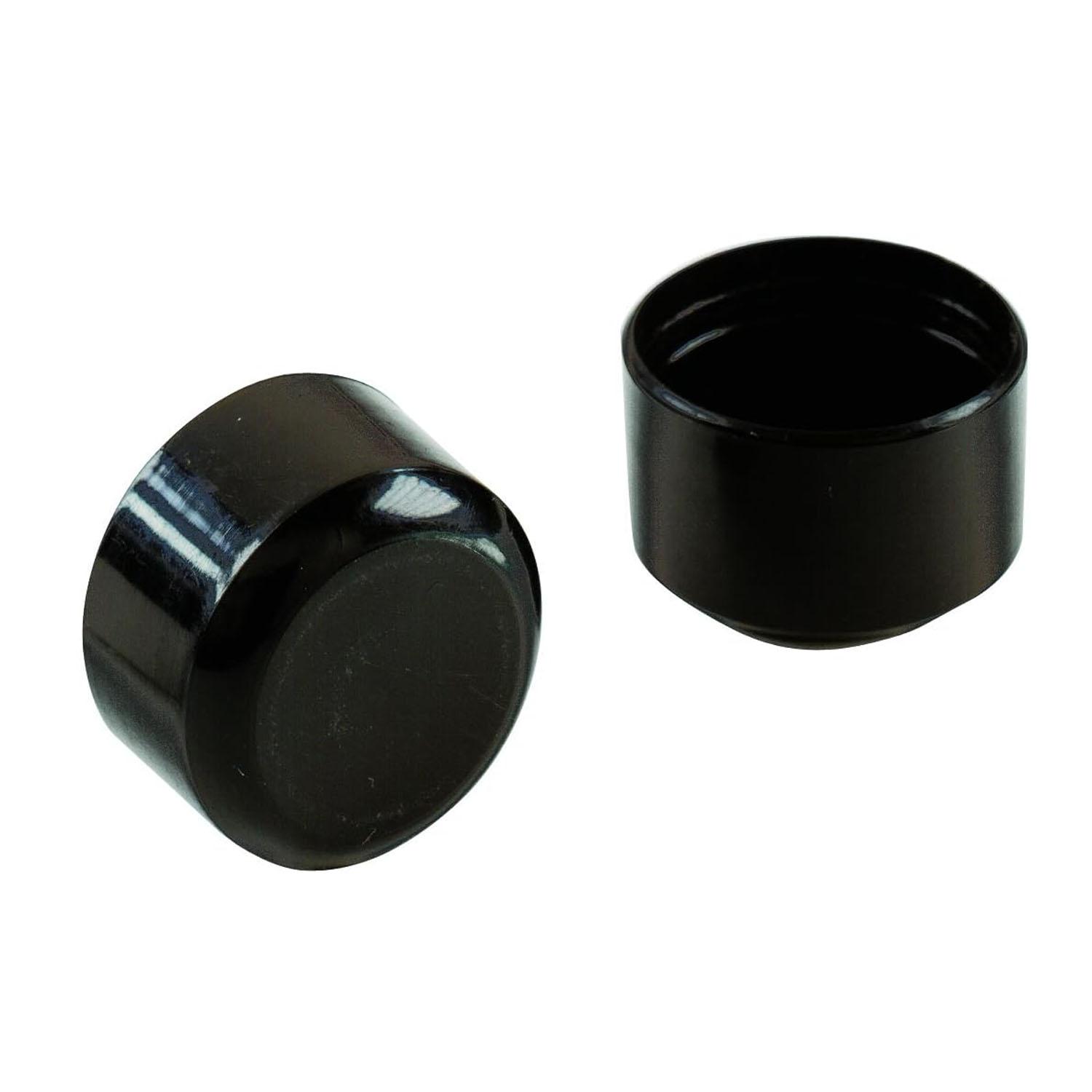 1-1/4" Black Plastic Leg Tip