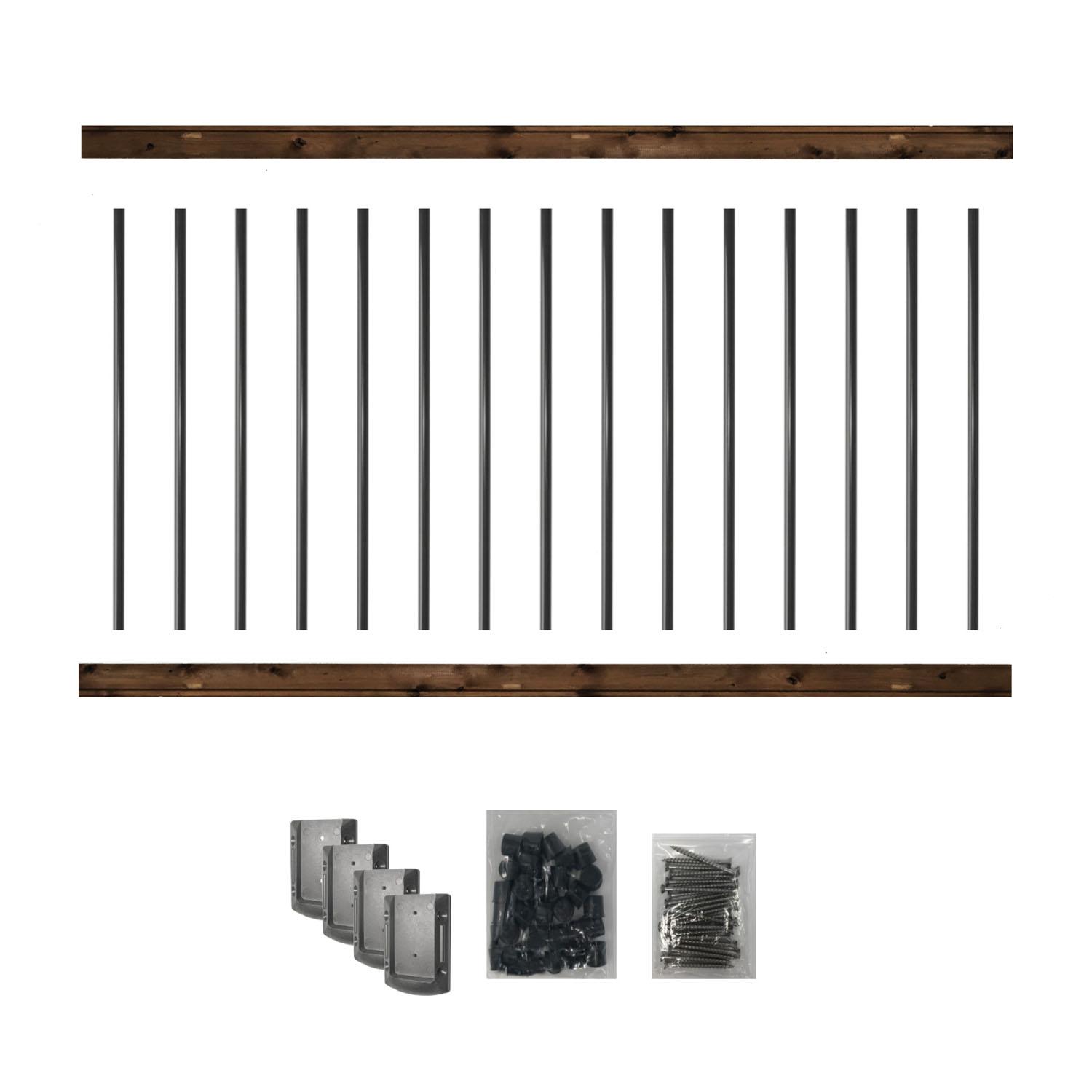 Trousse de 6' pour Rampe Fini de 36" de Haut