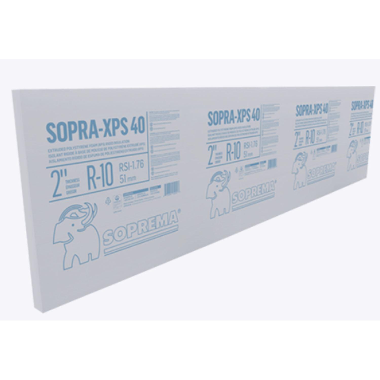 Sopra-XPS 40 Square 2' x 8' x 1.5"