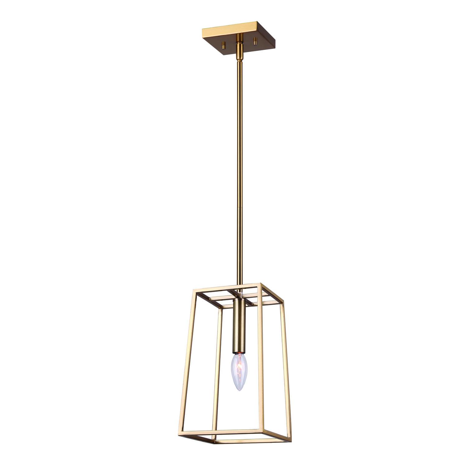 Rod Pendant Light - Gold