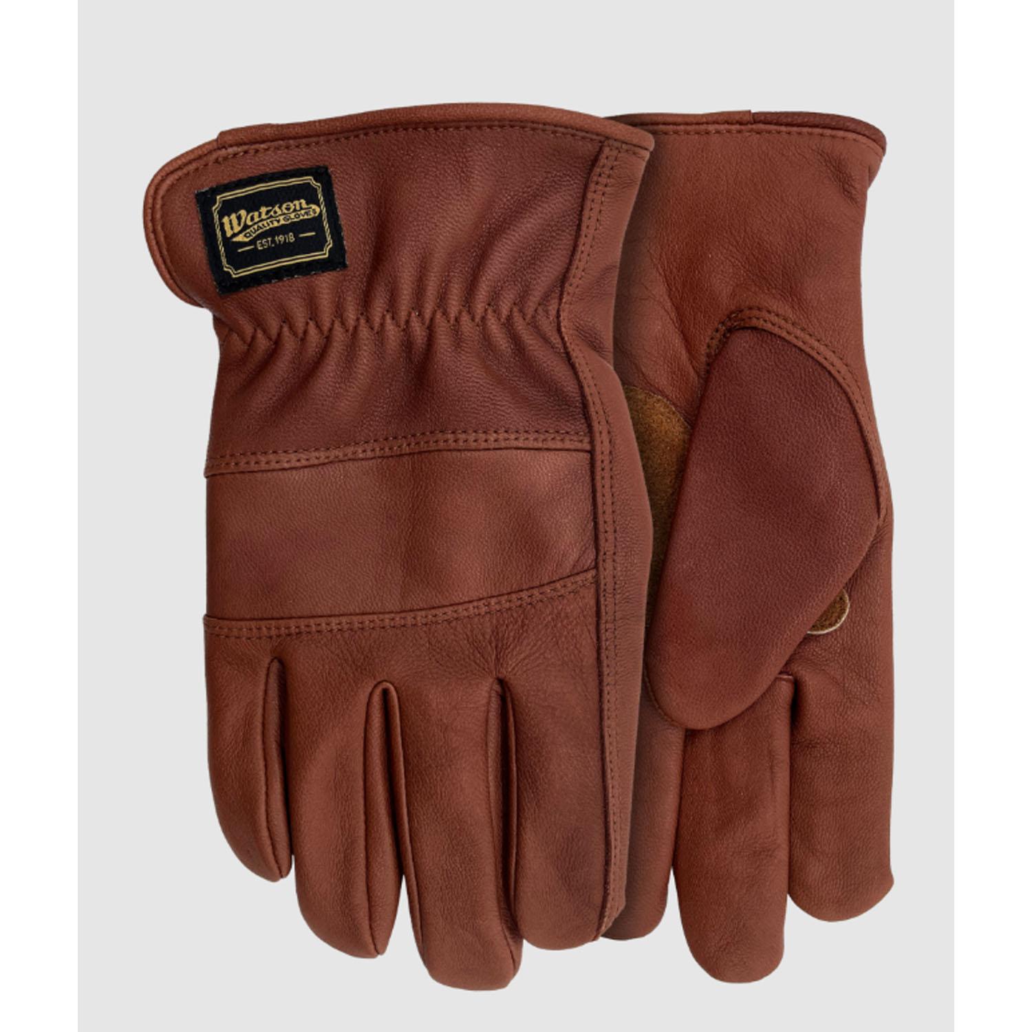 Goatskin Driver With Cowsplit Palm Patch