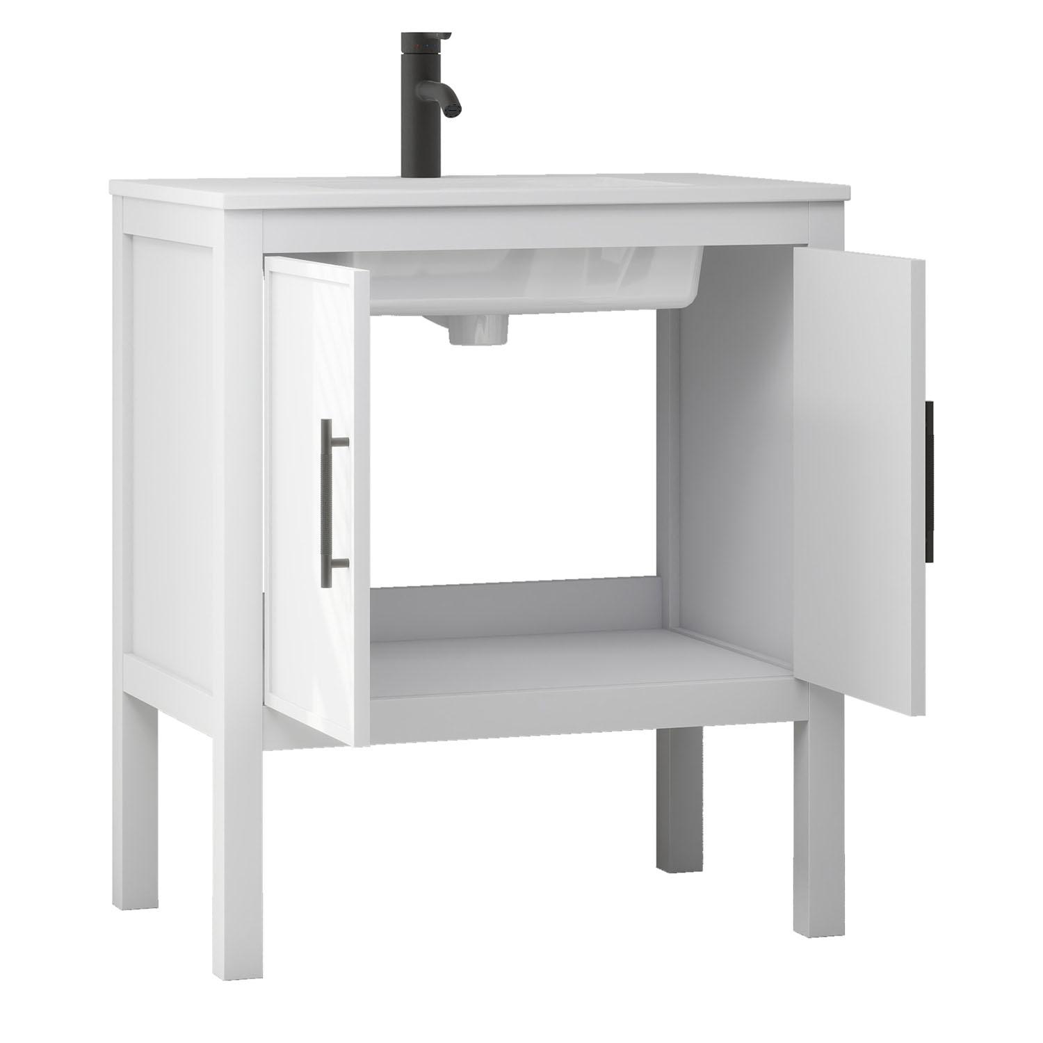 30" Barcelona Vanity - White