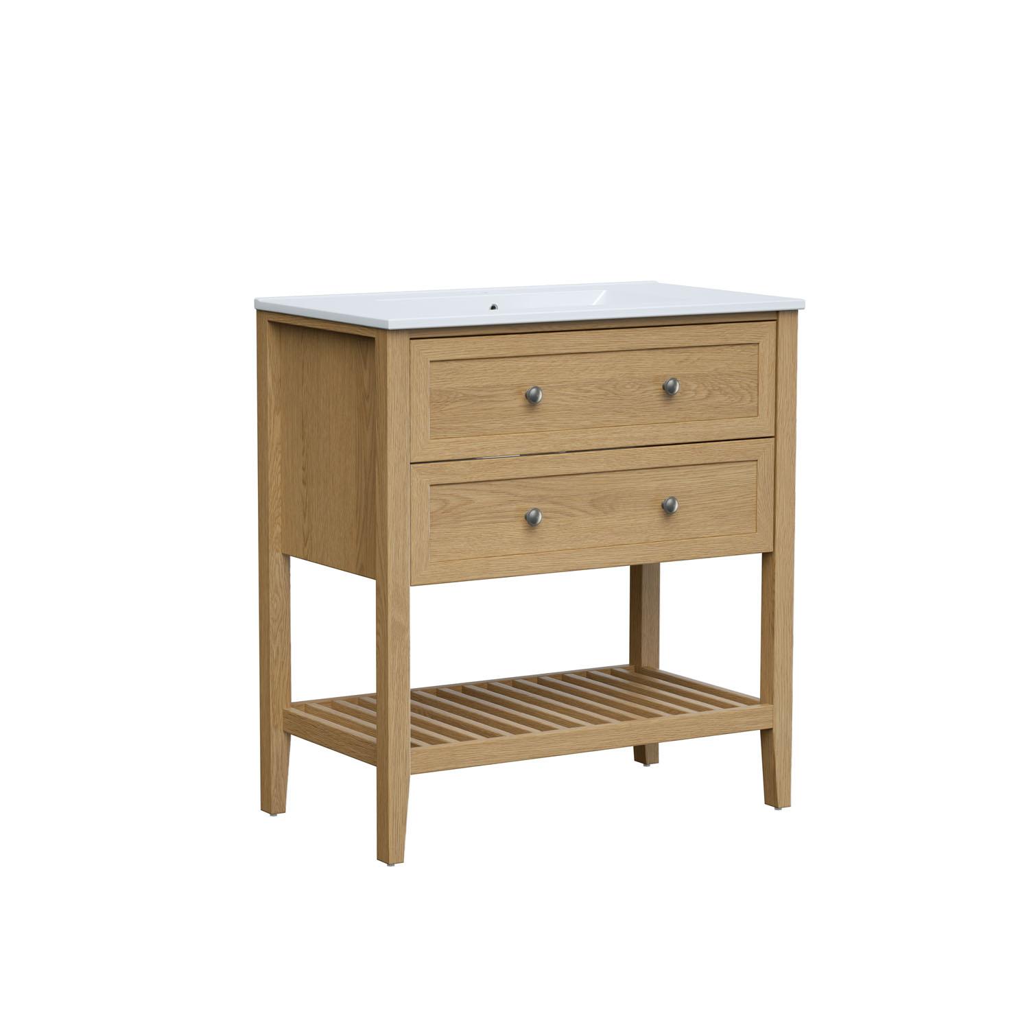 31.5" Karma Vanity Oak Vaneer