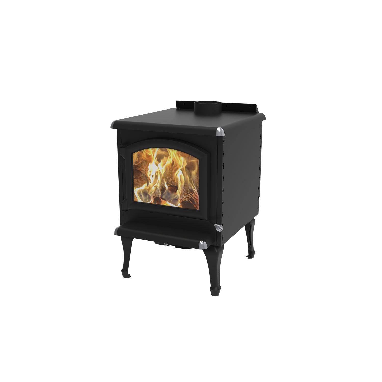Poêle à Bois Pioneer Noir 110000 BTU
