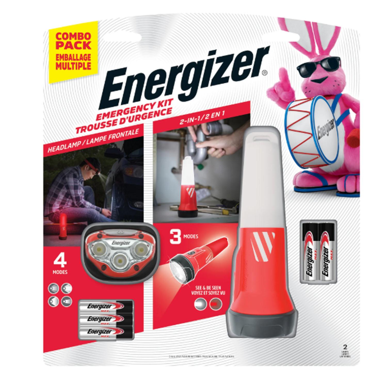 Trousse de Sécurité Éclairage Auto Energizer, 300 Lumens