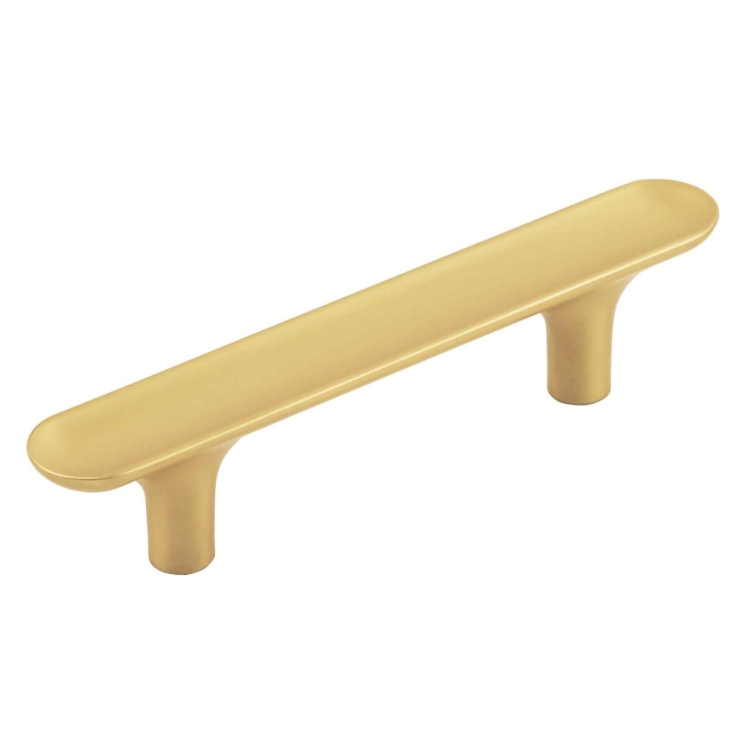 3" Center to Center Maven Pull- Brushed Golden Brass