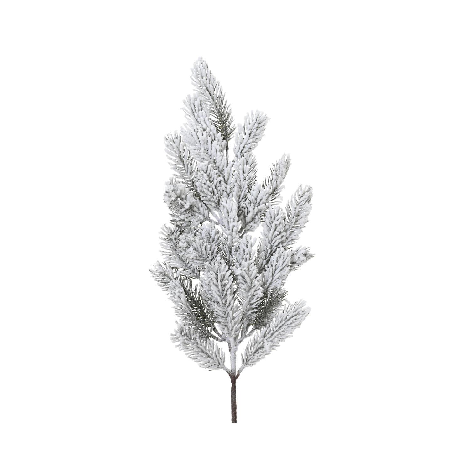 Branche de sapin enneigé 25"