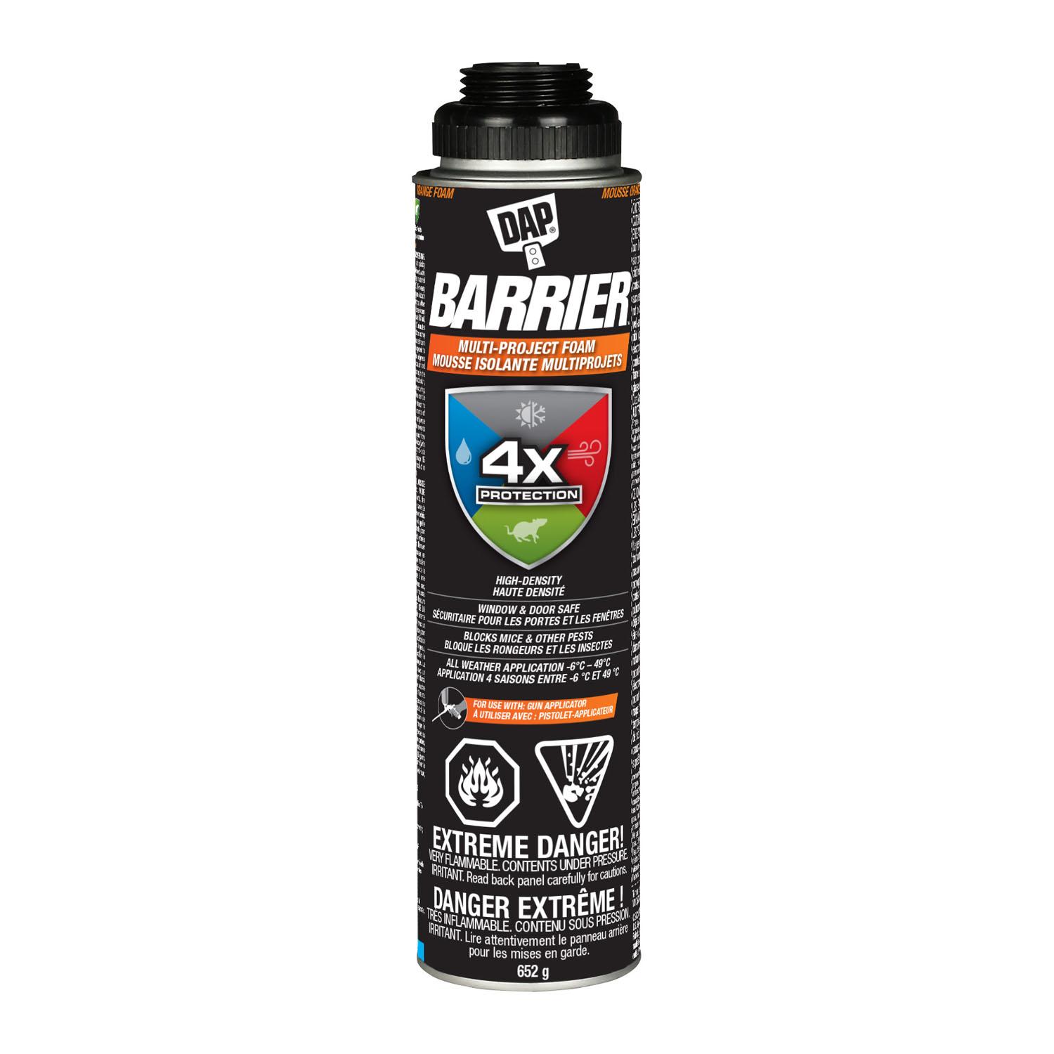 Mousse isolante en aérosol multi-projets DAP Barrier 23 oz