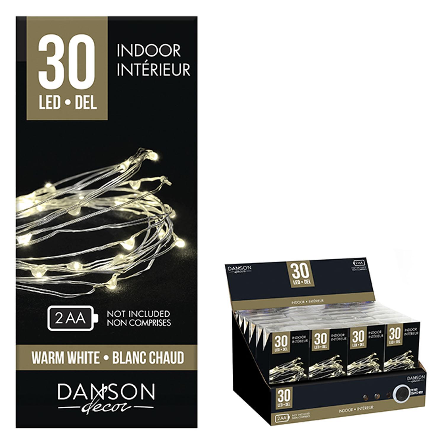 Battery Operated Micro LED Set with 30 Lights
