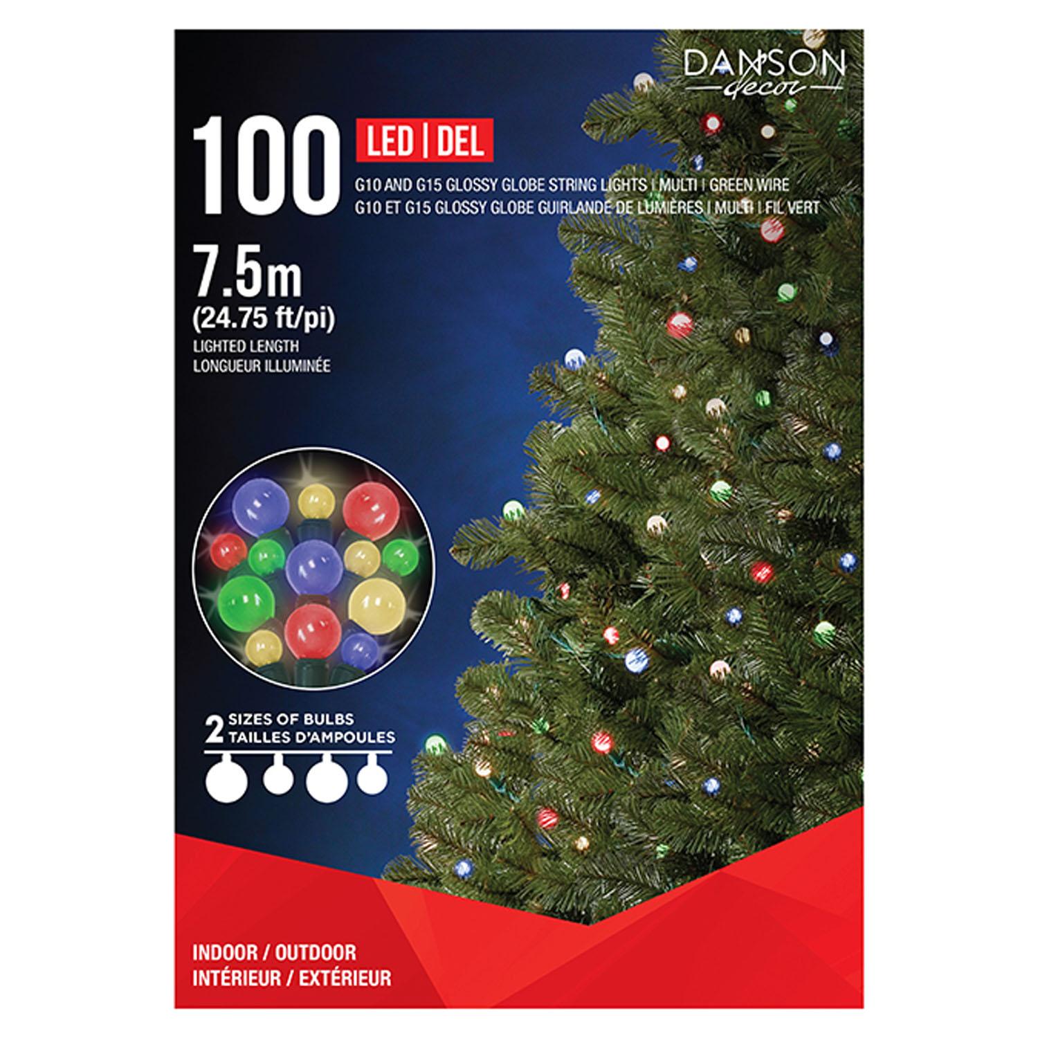 G10 & G15 LED Light Set With 100 Multi-Colour Lights