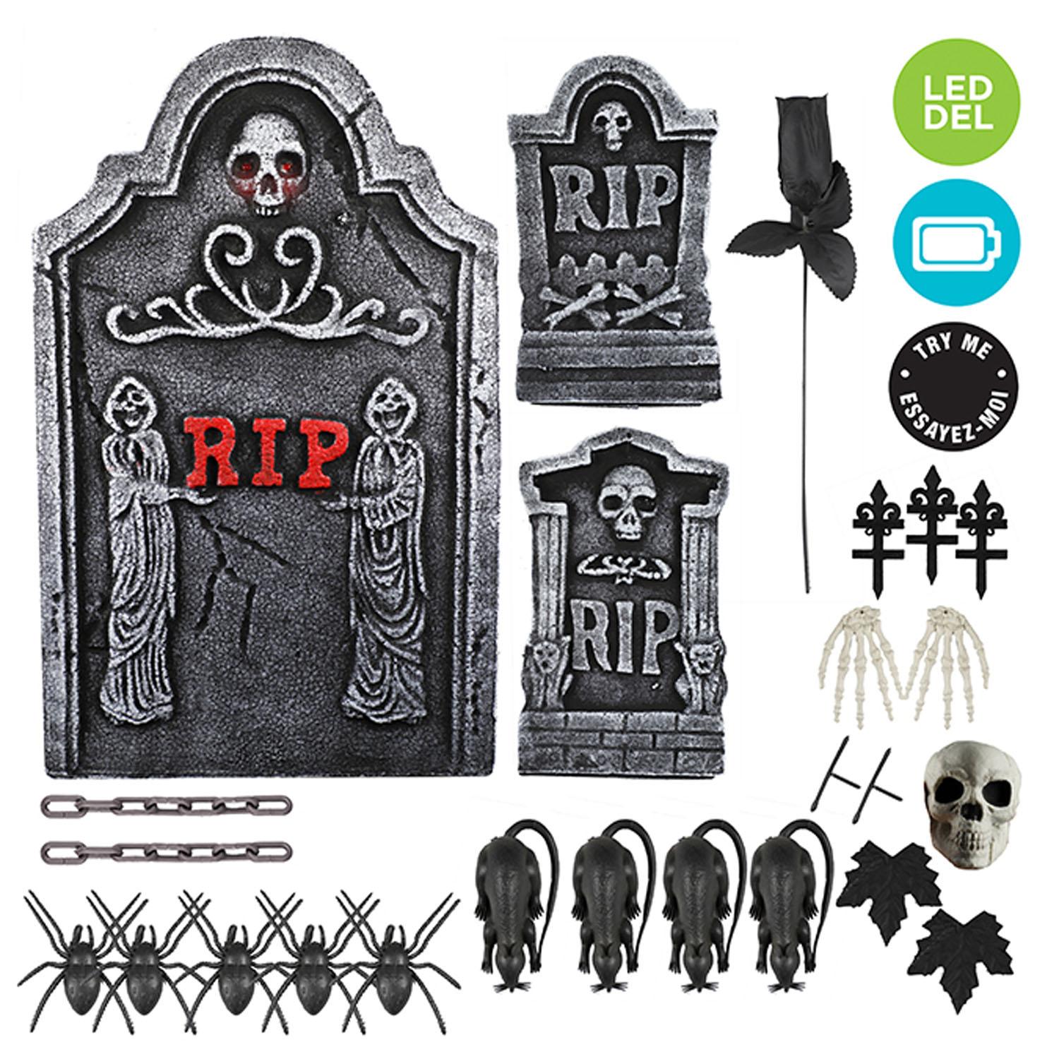 Tombstone Kit Led 24Pc