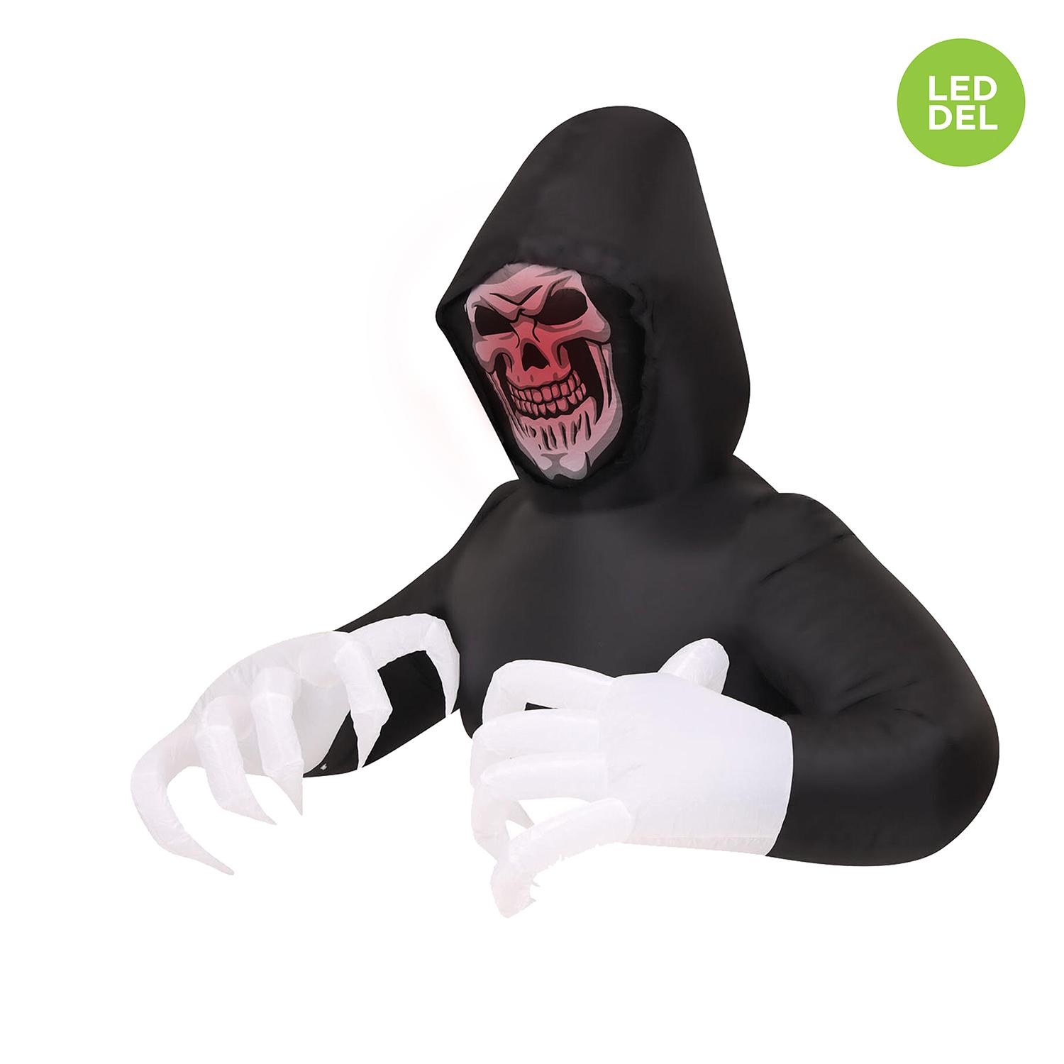 Inflatable Led Grim Reaper Ground Breaker 5'
