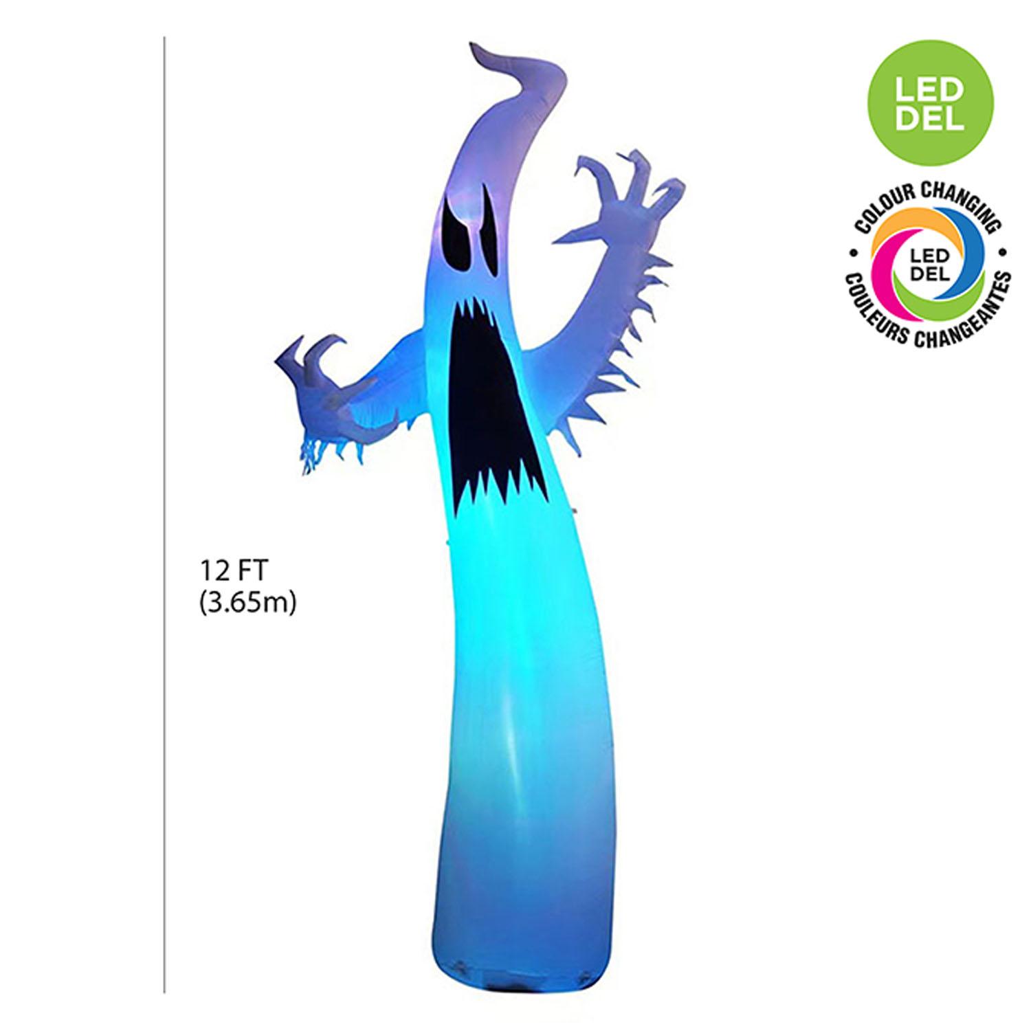 Inflatable Led Ghost Color-Changing 12'