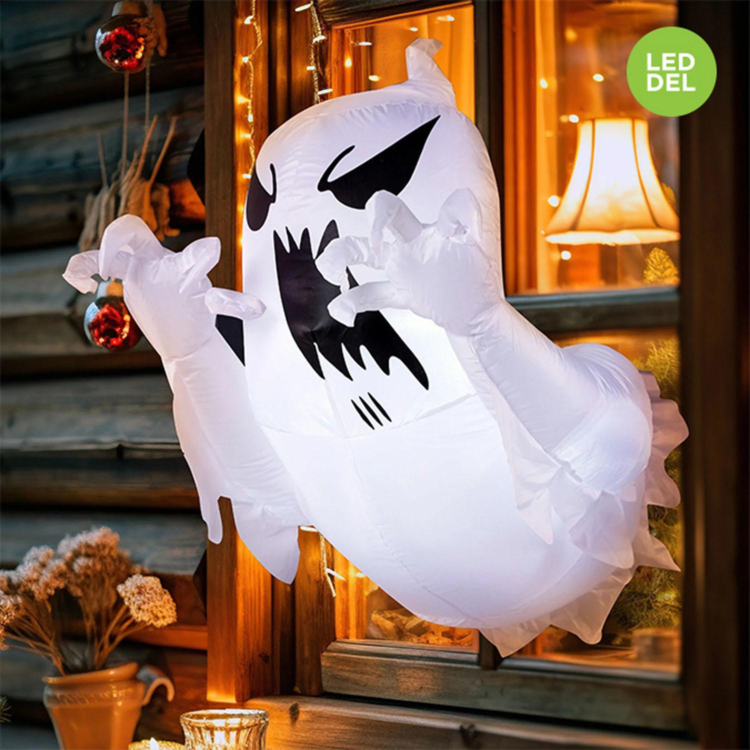Inflatable Led Window Mounted Ghost 3'