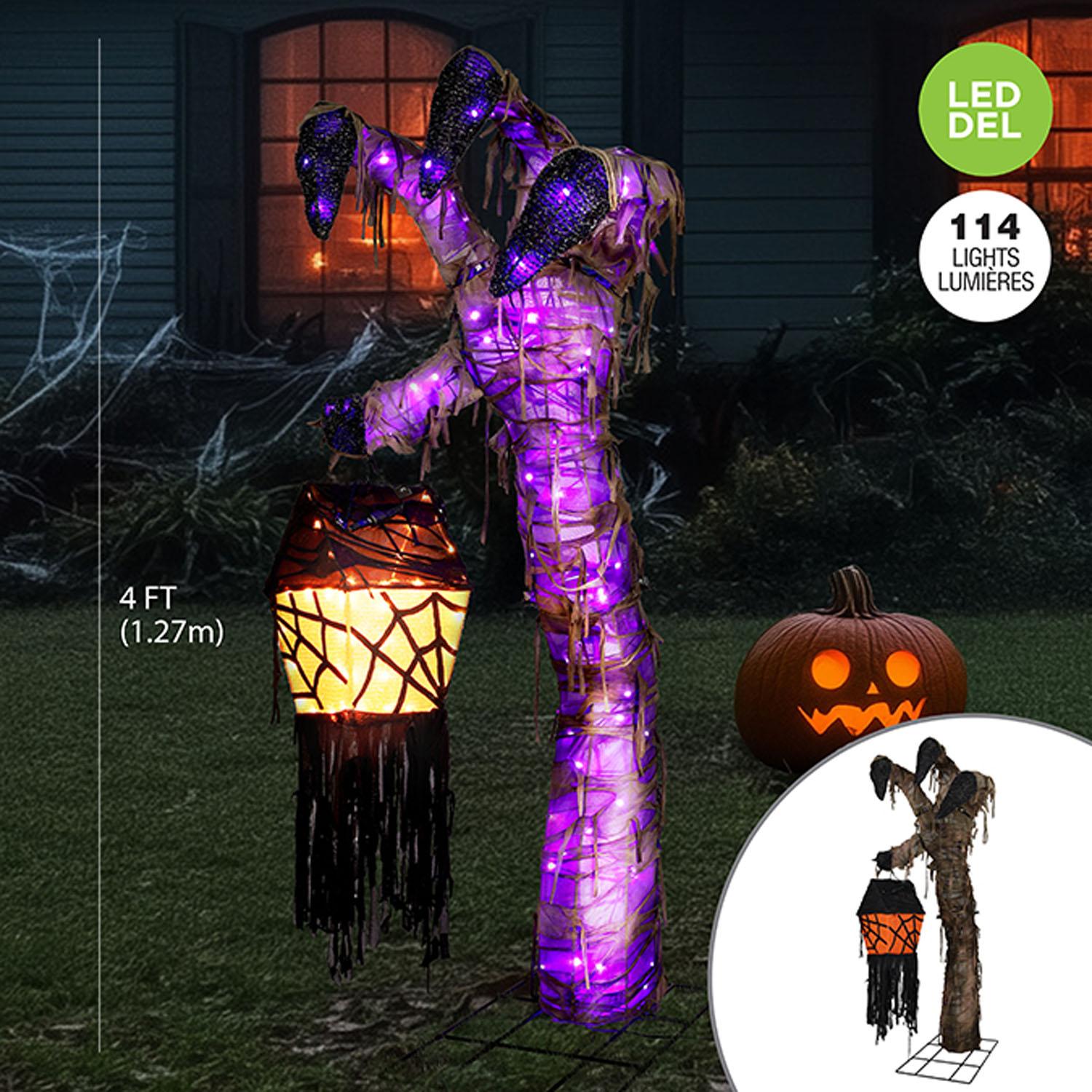 Giant Led Monster Hand Holding Lantern 50"
