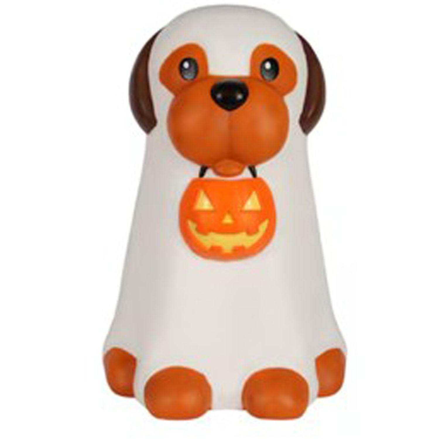 Inflatable Led Trick Or Treat Dog 3.5'