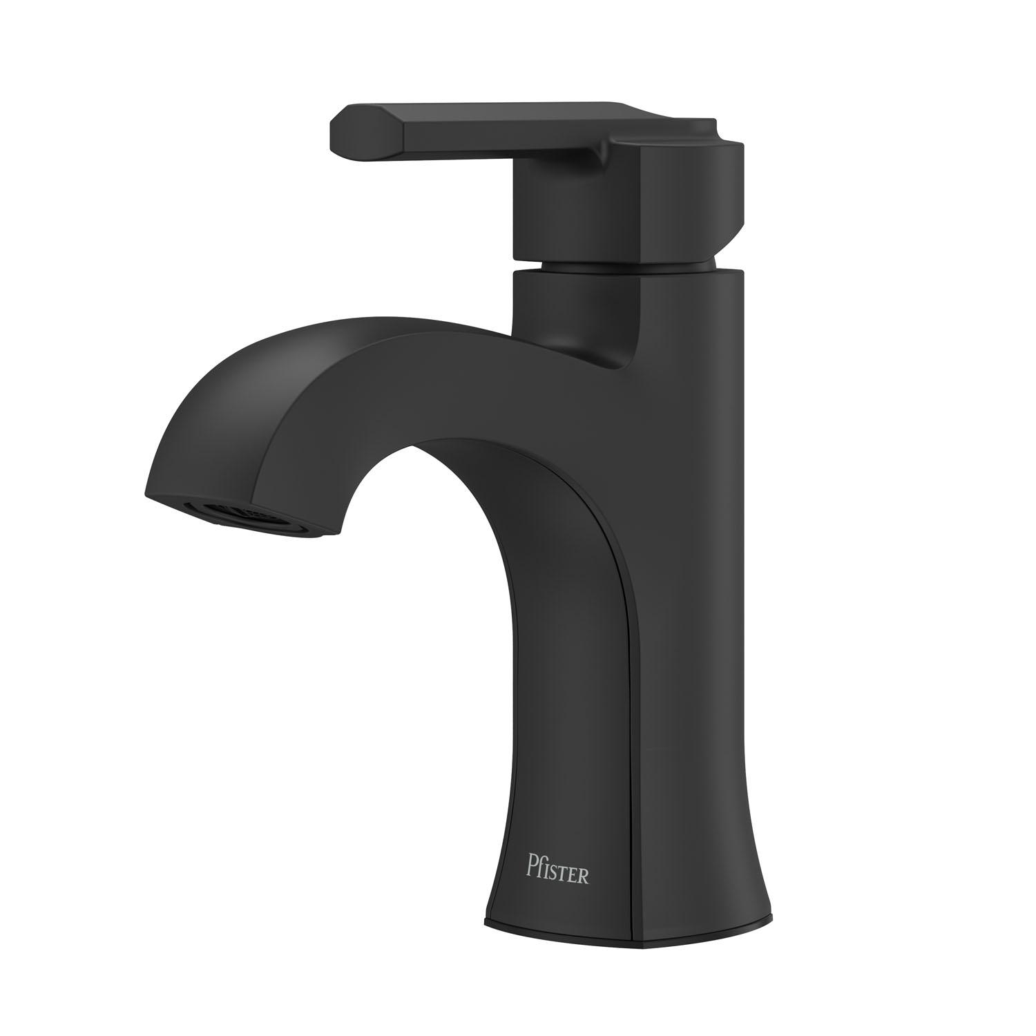 Vaneri Single Handle Lavatory Faucet Matte Black