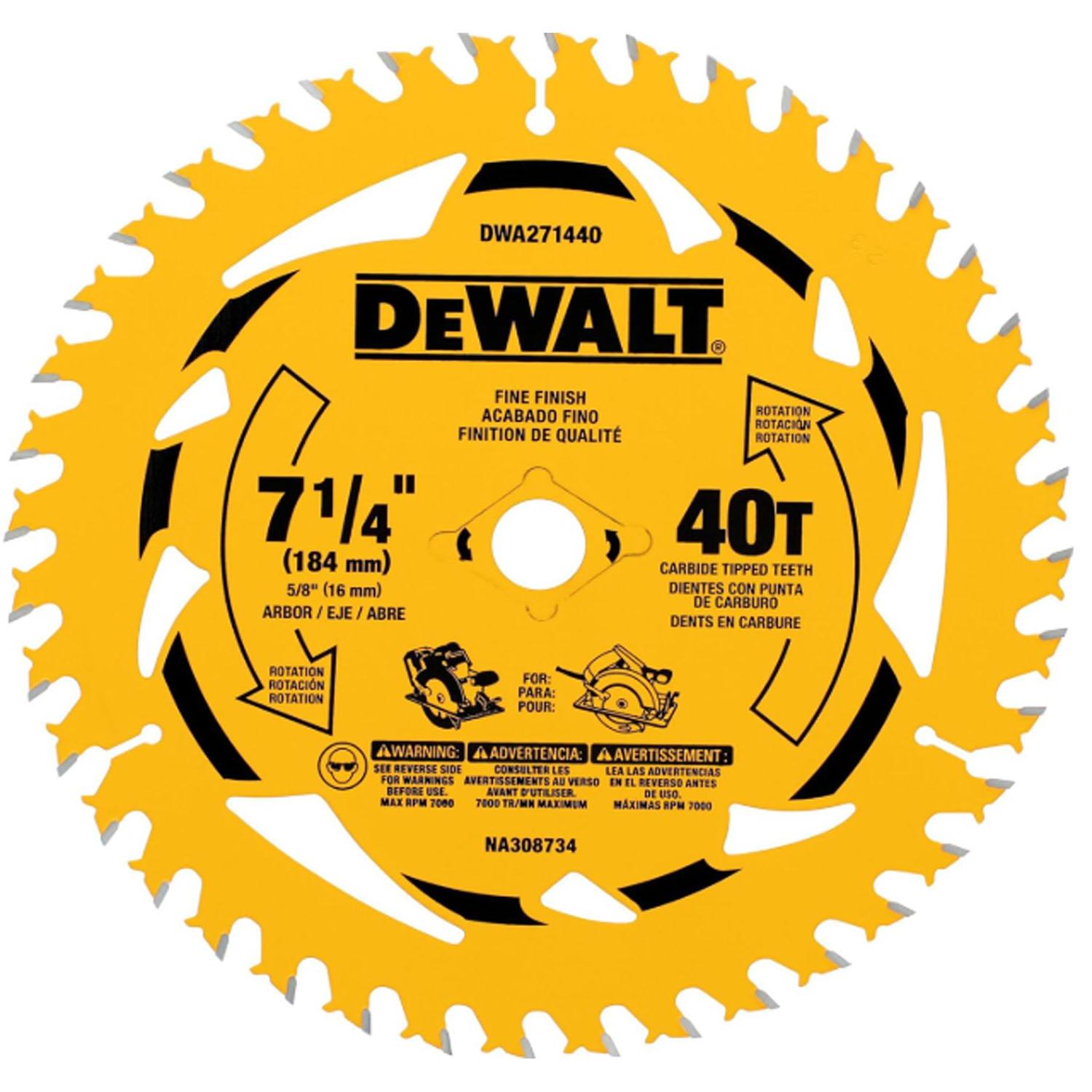 7-1/4 in. 40T Circular Saw Blade