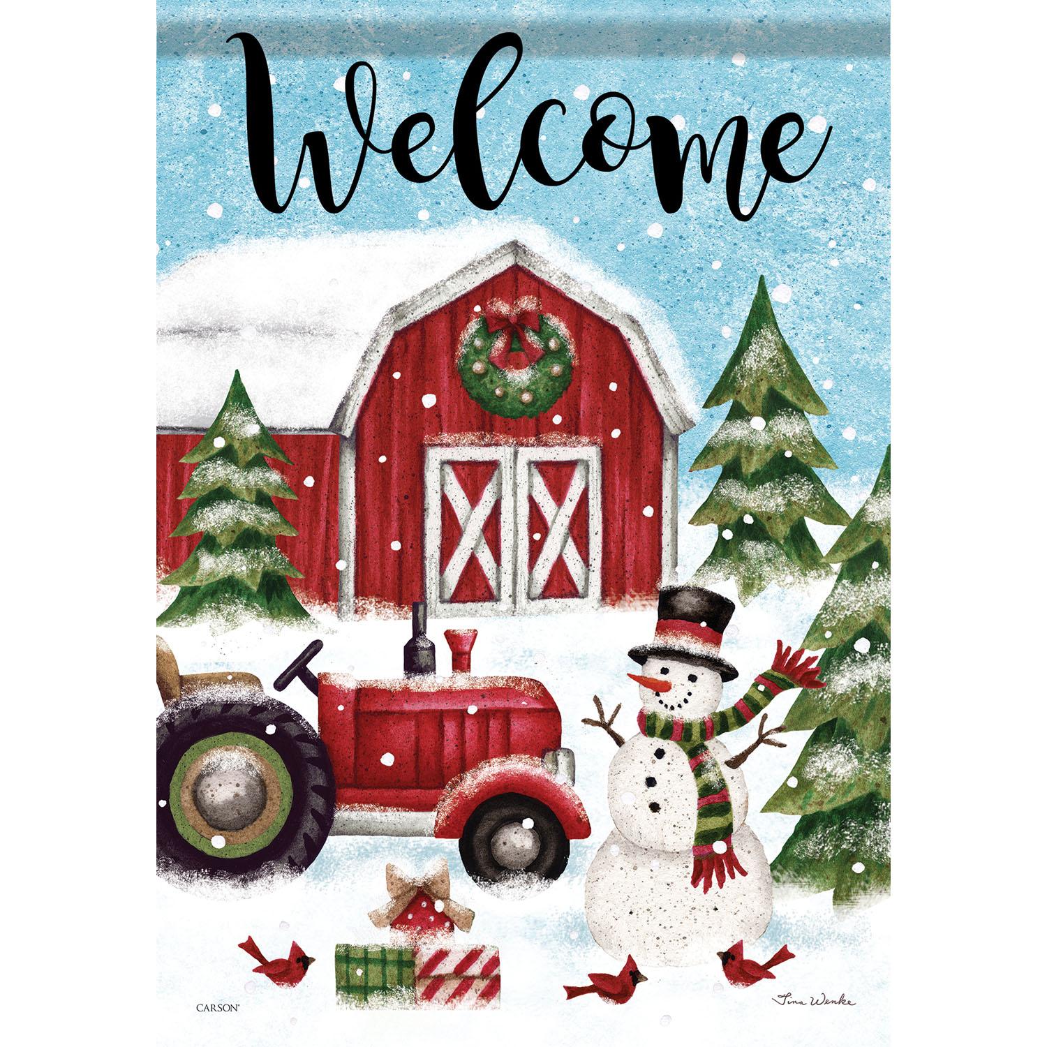 Winter Garden Flag Farm Welcome