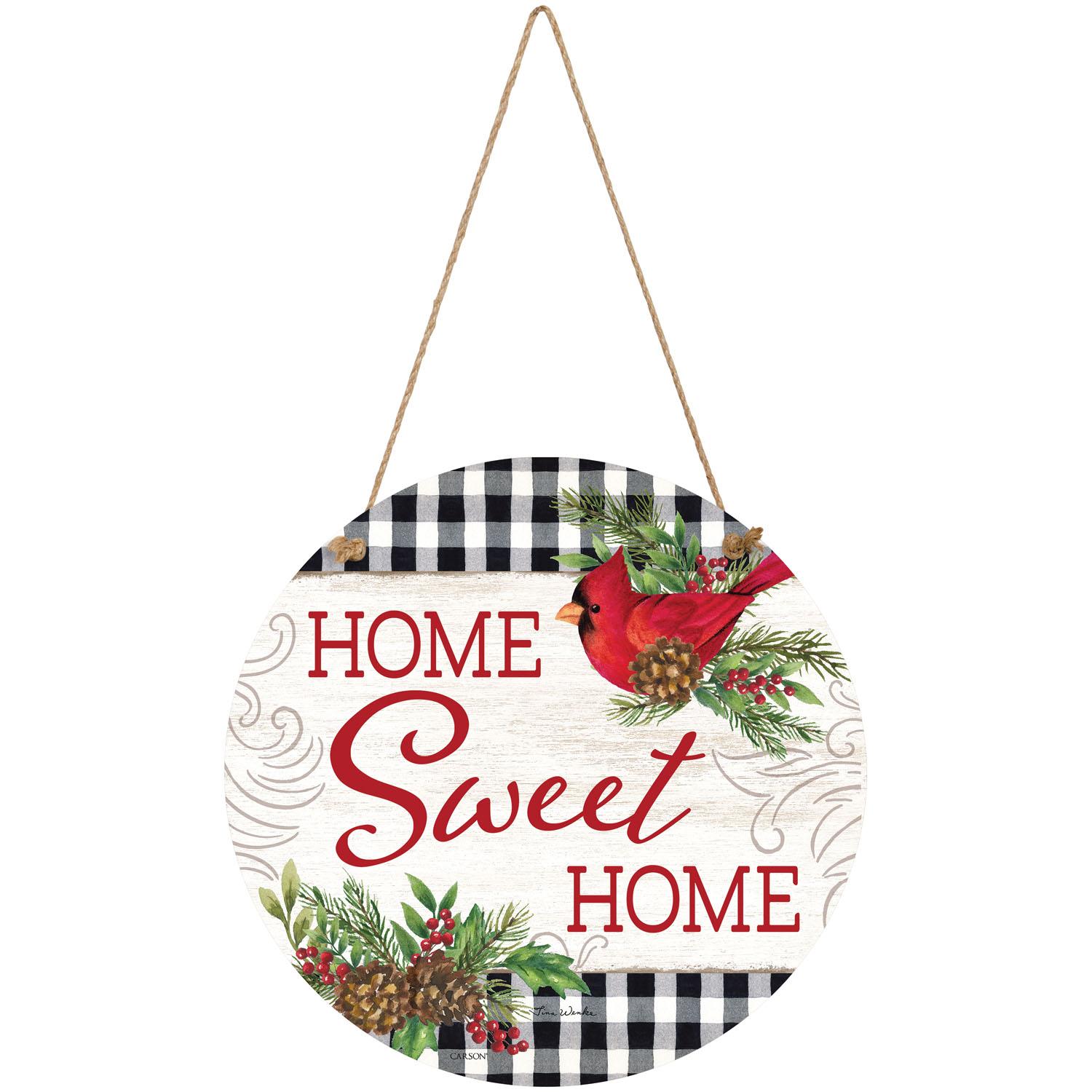 Winter Home Sweet Home Door Hanger