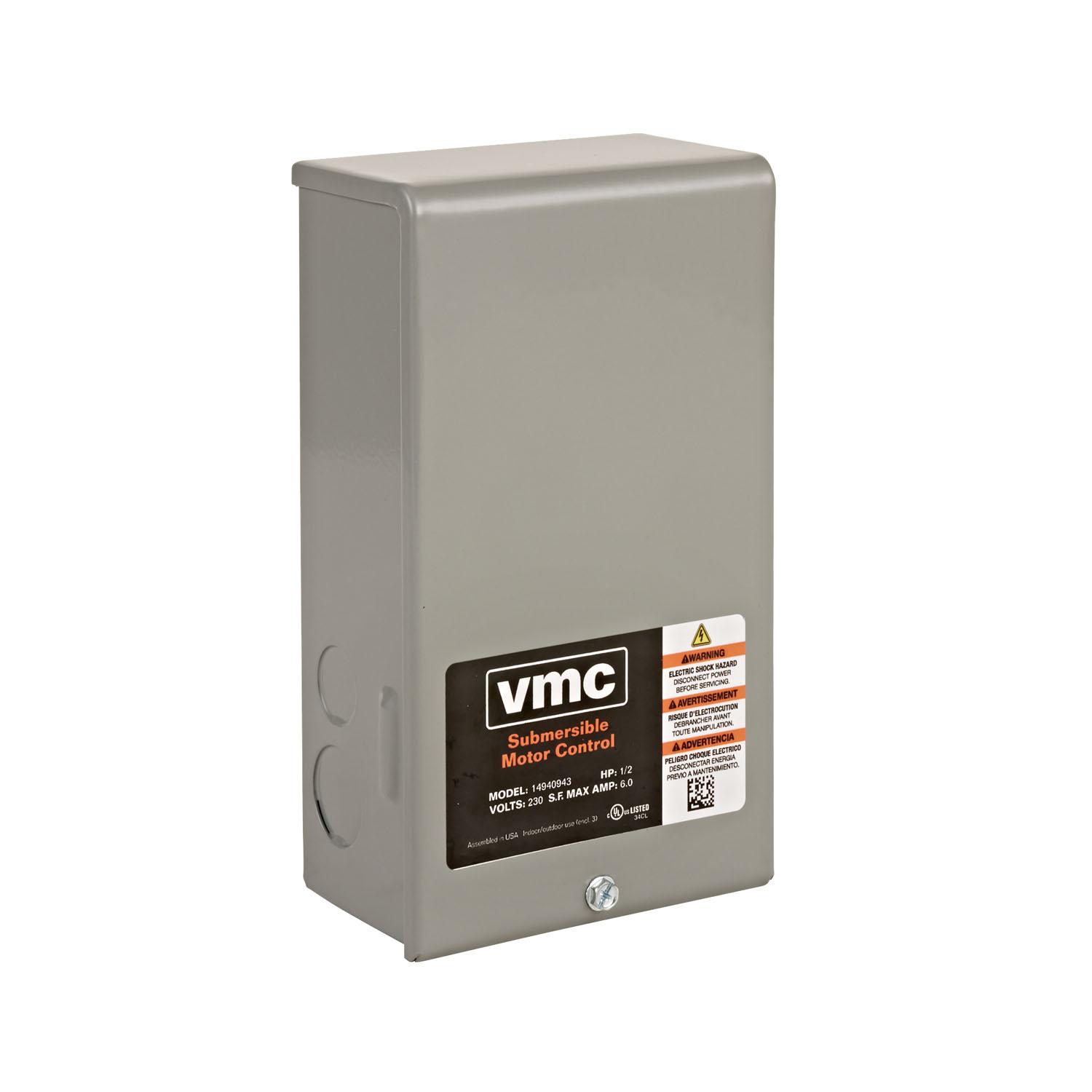 Boîtier de commande 1/2 HP pour pompes submersibles – 230 V