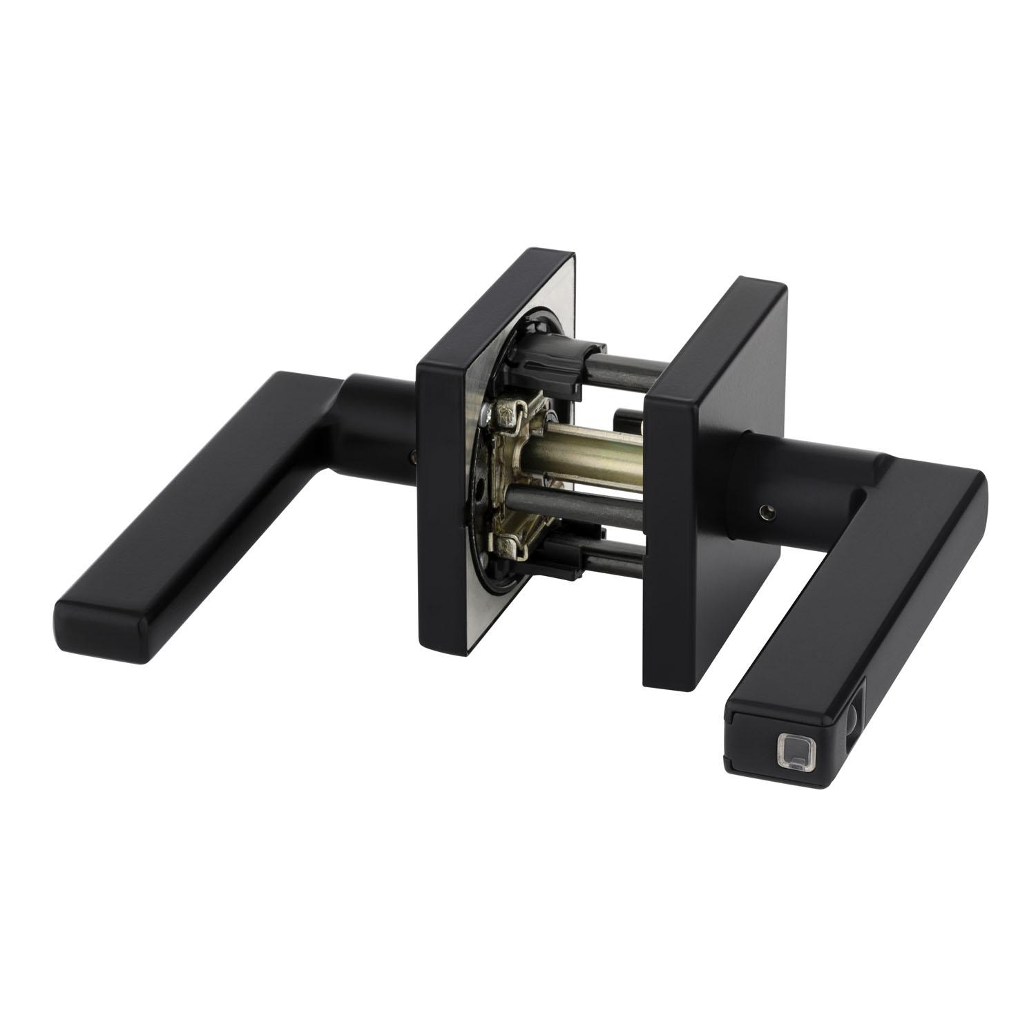 Halifax LED Passage Set Matte Black