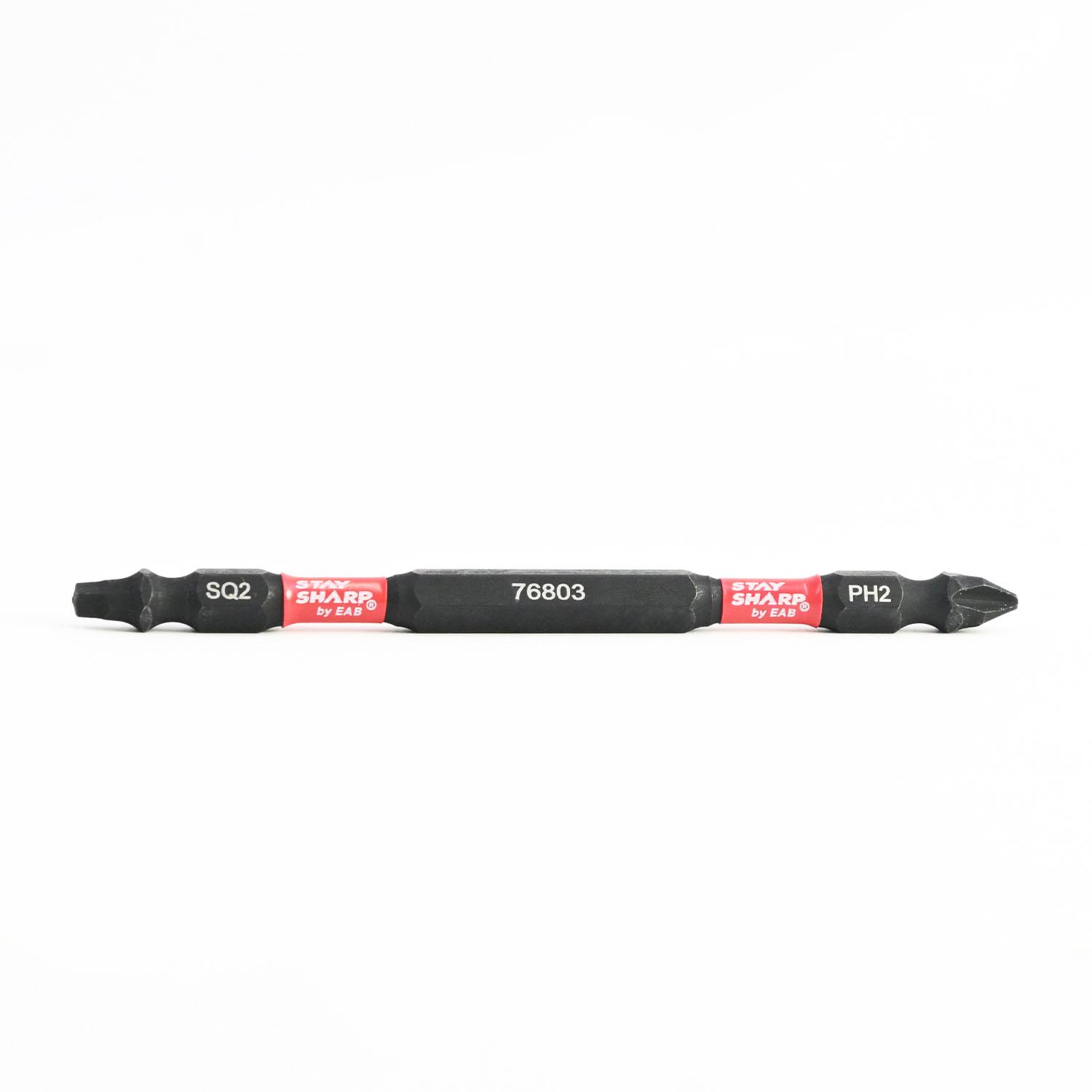 Embout tournevis 4" SQ#2-PH#2 – torsion