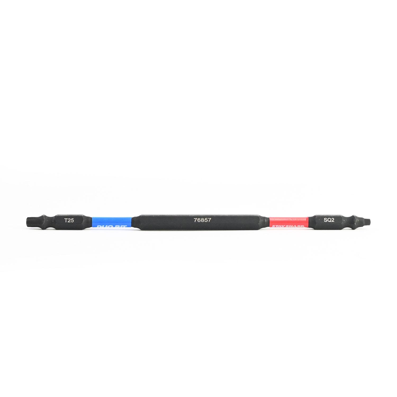Embout tournevis 6" SQ#2-T25 – torsion impact