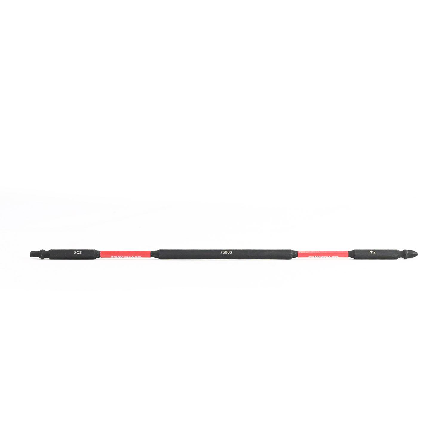 Embout tournevis 10" SQ#2-PH#2 – torsion