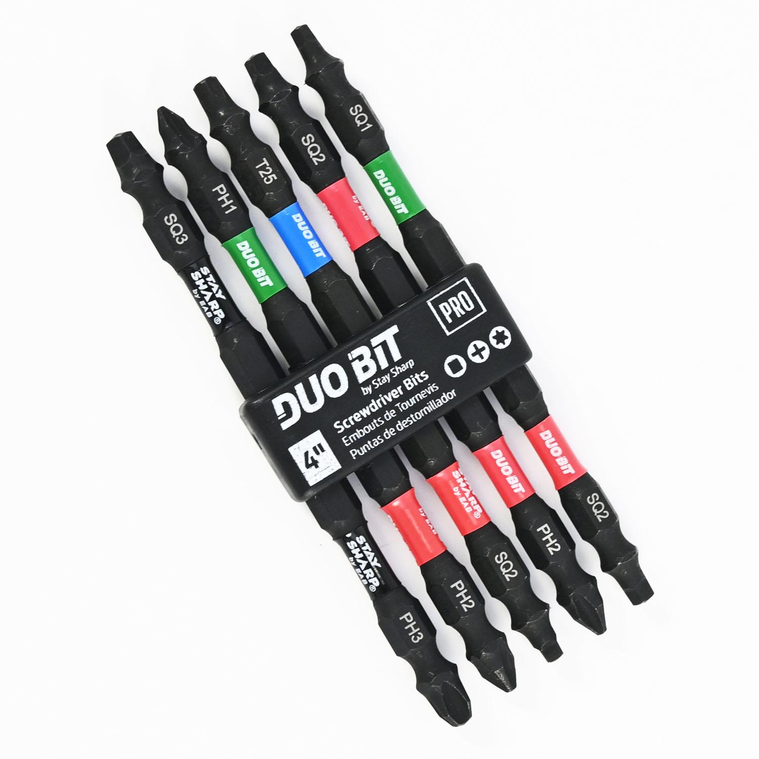 Embouts tournevis 4" – torsion impact – ass.