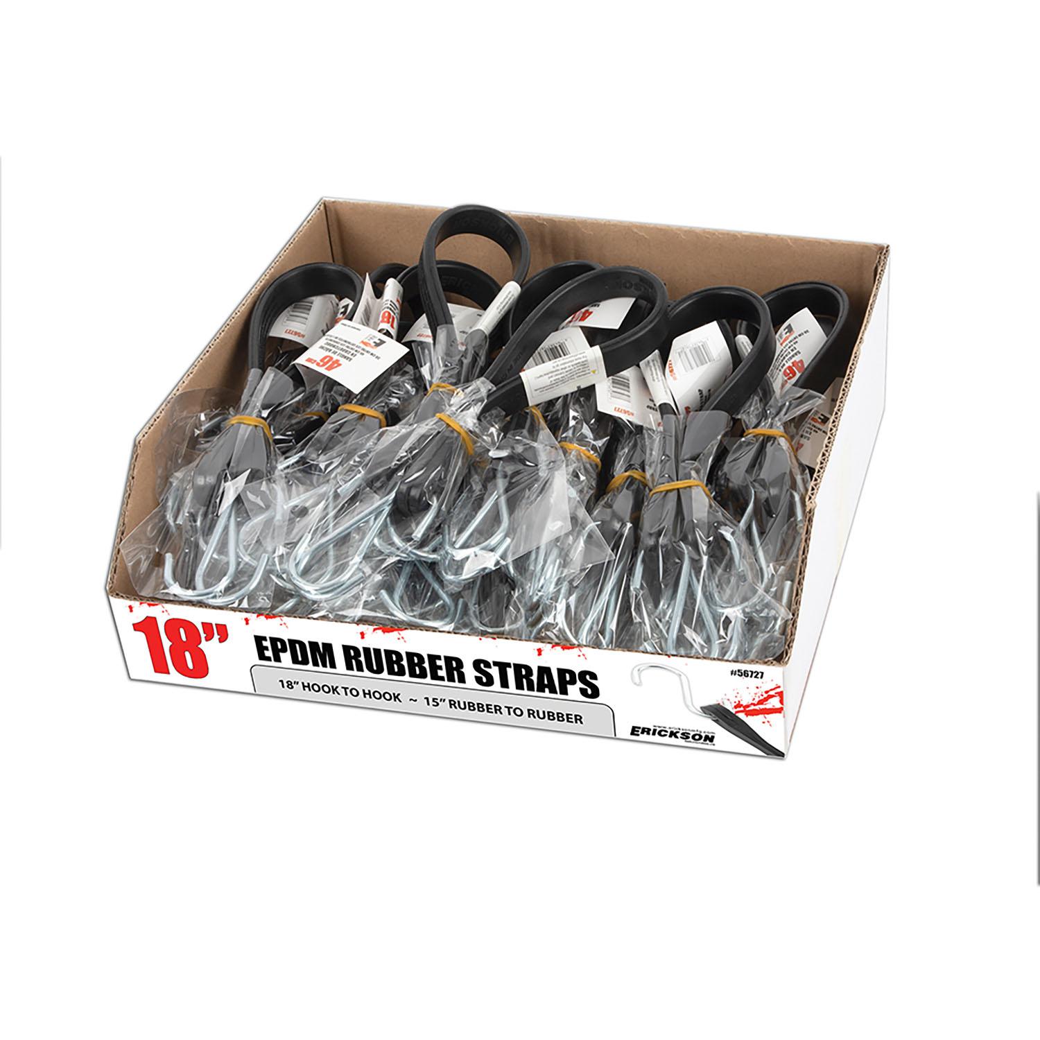 18" EPDM Rubber Tarps Straps