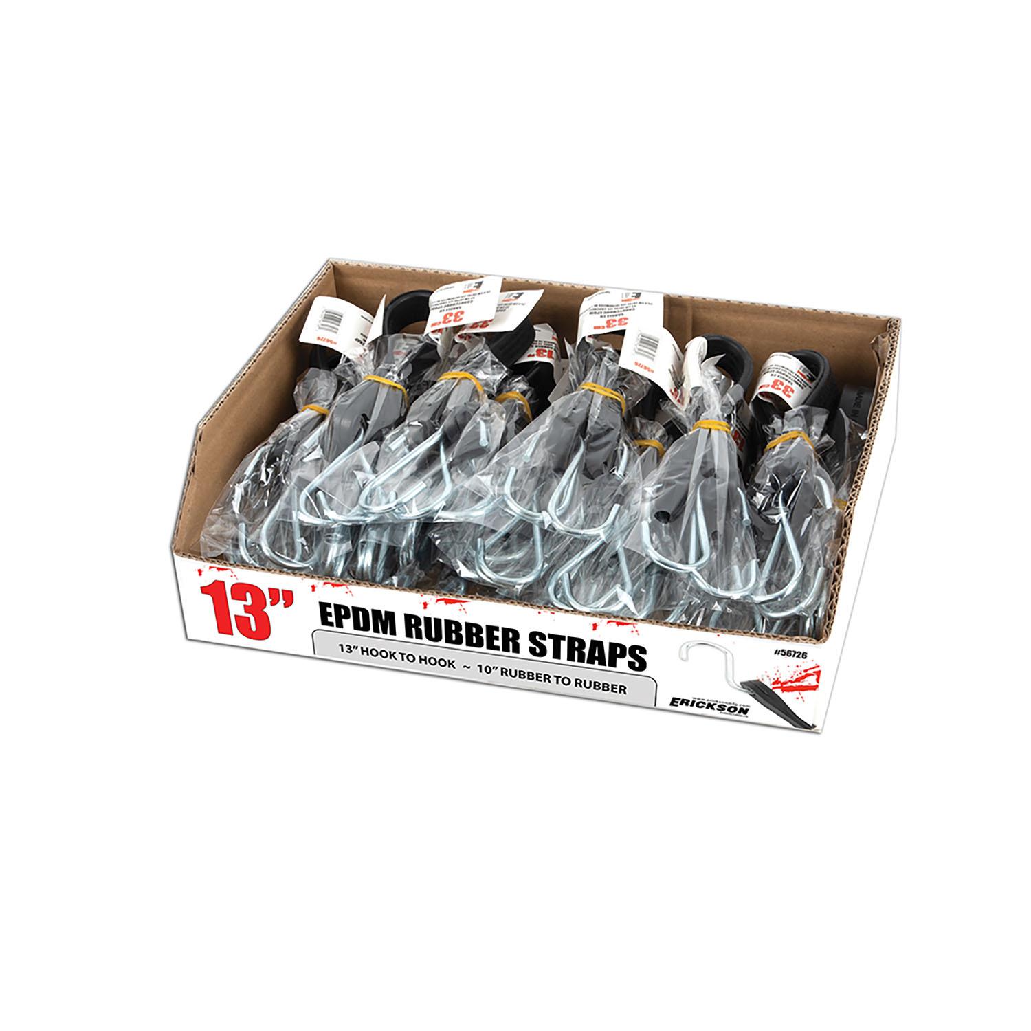 13" EPDM Rubber Tarps Straps