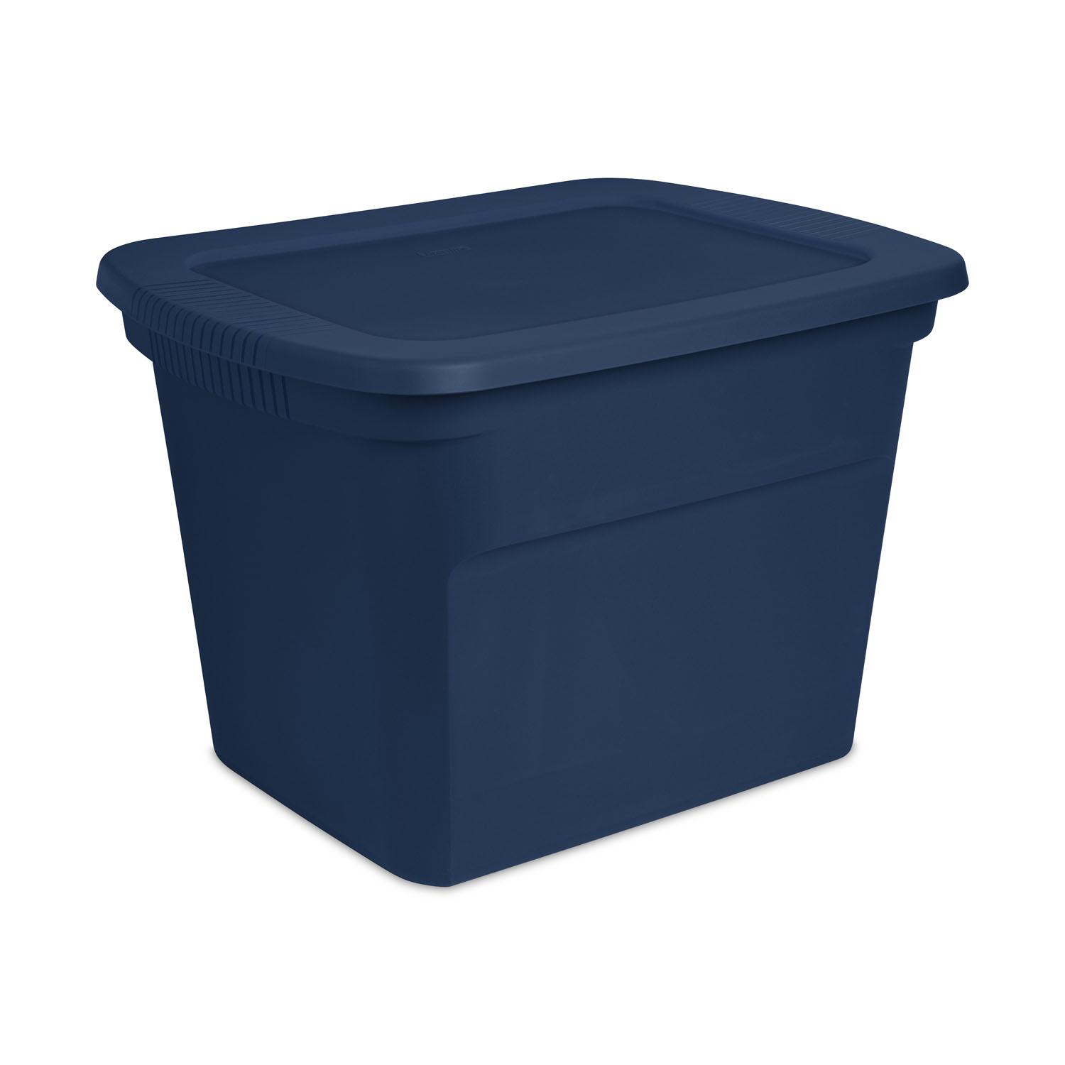 Bac 68 L avec couvercle – Bleu marine
