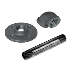 Black Pipe & Fittings Image