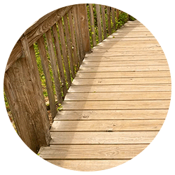 Pressure treated lumber