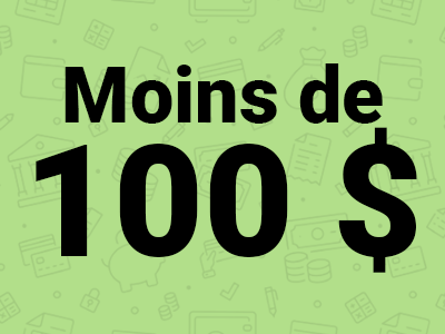 Moins de 100 $ image