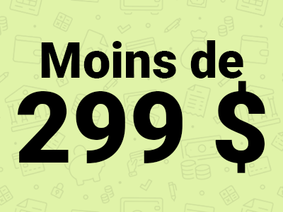 Moins de 299 $ image
